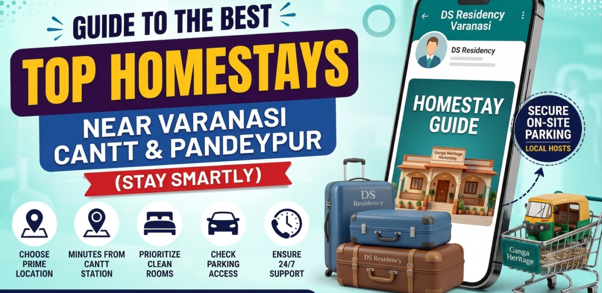 Top Homestays Near Varanasi Cantt Railway Station & Pandeypur